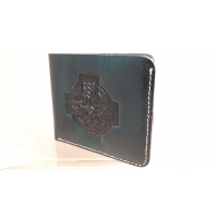 Celtic Cross Wallet Blue