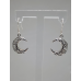 Moon Shaped Celtic Knot Earrings